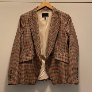 Banana Republic Plaid Blazer 10P